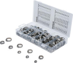 BGS Set coliere de furtun, material otel inox, 170 piese, BGS 14115 (B-14115)