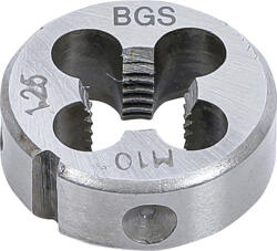 BGS technic Filiera M10 x 1, 25 x 25 mm, BGS 1900-M10X1.25-S (B-1900-M10x1.25-S) Filiera