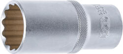 BGS technic Cheie tubulara adanca 27 mm, 12 puncte, antrenare 1/2'', BGS 9363 (B-9363) Set capete bit, chei tubulare