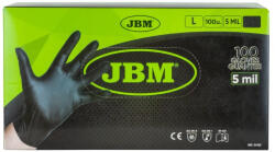 JBM Manusi mecanic auto, nitril negru- 5 mil, marimea L, 100 buc, JBM 54152 (JBM-54152)