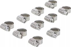 BGS Set coliere din inox pentru furtun cu diametre intre 10 - 16 mm, 10 piese, BGS 8095-10x16 (B-8095-10x16)