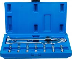 BGS Set cheie cu doi pini ajustabila + 8perechi de pini, 2.5-3-4-5-6-7-8-9mm, BGS 1464 (B-1464)