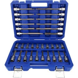 Brilliant Tools Set chei tubulare 1/2", 32 de piese, profil Torx, Brilliant Tools BT022532 (BT022532) Set capete bit, chei tubulare