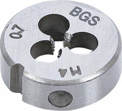 BGS technic Filiera M4 x 0, 7 x 25 mm, BGS 1900-M4X0.7-S (B-1900-M4X0.7-S) Filiera