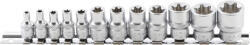 BGS technic Set tubulare E-uri, E4 - E20, antrenare 1/4" - 3/8", 12 piese, BGS 2038 (B-2038) Cheie tubulara