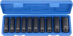 CONDOR Set tubulare de impact adanci, profil hexagon 13-24 mm, Crom-Molibden, antrenare 1/2 ", 10 buc. , Condor 1010/12T (CR-1010-12T)