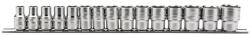 Draper Set tubulare 10-24 mm, antrenare 1/2", 15 piese, Draper 16496 (D-16496) Set capete bit, chei tubulare