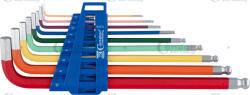 CONDOR Set chei Imbus 1, 5-10 mm colorate, 9 piese, Condor 1121-8 (CR-1121-8) Cheie imbus