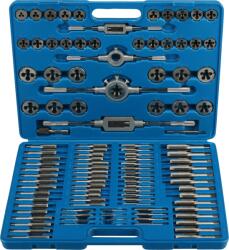Condor Set de filiere si tarozi pentru pas normal si pas fin M2 - M18, 110 piese, Condor 144 (CR-144) Filiera