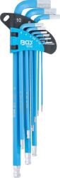 BGS technic Set de chei Imbus 1.5 - 10 mm, tip L cu cap sferic, 9 piese, BGS 35100 (B-35100) Cheie imbus