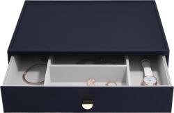 Stackers Casetă pentru bijuterii Stackers Pebble adâncă supersize albastru-închis cu sertar (75903)