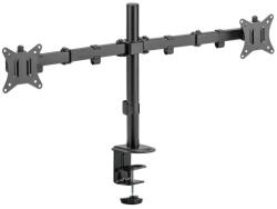 SBOX LCD-352/2-2 17"-32" dönthető, forgatható asztali dual monitor tartó konzol (SBOX LCD-352/2-2) - haztartasibolt