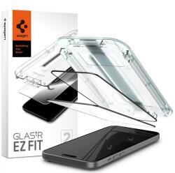 Spigen Glas. tR EZ Fit FC do iPhone 15 Plus - fekete 2 db (8809896752077)