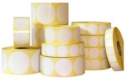 CDRmarket Etichete autoadezive rotund 50 mm, 1000 buc. , alb termo, rola (Dfi50/1000)