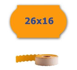 CDRmarket Etichete de pret pentru etichetarea clestilor, 26mm x 16mm, 700buc. , semnal portocaliu (ETRL-26x16-orange)