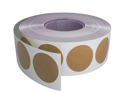 CDRmarket Etichete autoadezive rotund 20 mm, 2000 buc. , maro hârtie pentru TTR, rola (TTR-BR-20)