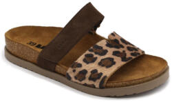  0Ft kiszállítás! Leon Comfortstep 7021 barna női bőr papucs 36-41 -Birkenstockhoz hasonlatos talppal