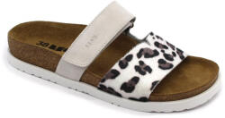  0Ft kiszállítás! Leon Comfortstep 7021 fehér női bőr papucs 36-41 -Birkenstockhoz hasonlatos talppal