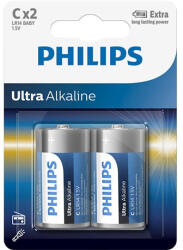 Philips ELEM ULTRA ALKALI C 2-BLISZTER LR14E2B/10 (LR14E2B/10) - scom