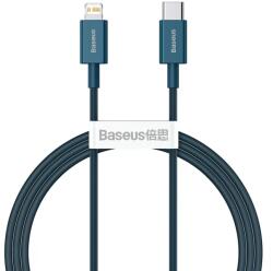 Baseus iPhone 8pin - Type-C gyorstöltő adatkábel, 20W, 1M, kék, Baseus Superior Series