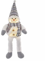 EMOS LED karácsonyi ülő hóember, 31 cm, 3× AA, beltérre, meleg fehér (DBKF-EMDCFW02)