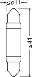 OSRAM izzó, belső világítás OSRAM 6413DWP-1BL (6413DWP-1BL)