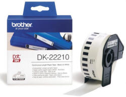 Brother DK-22210 29 mm x 30, 48 m öntapadós papírszalag tekercsben