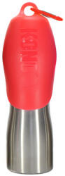 KONG KONG H2O rozsdamentes acél ivópalack piros színben kutyáknak kb. 740 ml