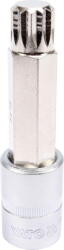 TOYA Bit Spline cu Adaptor 1/2, M17, 100MM YT-04357 (YT-04357) Set capete bit, chei tubulare