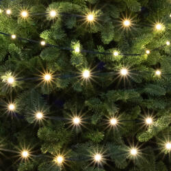  LED-es fényfüzér, kül- és beltéri kivitel, 15 m/150 db melegfehér LED, 8 világítási mód (LED158DWW)