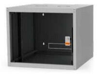 Legrand Rackszekrény - 19" fali kivitel (12U, 626x600x450, szürke, egyrekeszes, üvegajtós, készre szerelt, max. 65 kg) (EVO12U6045) - tonerklinika