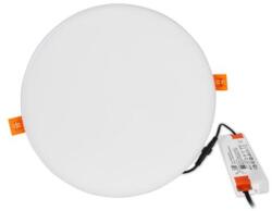 TRACON beépíthető álmennyezeti vízmentes LED panel 28W 2250Lm 4000K természetes fehér kerek IP66 süllyesztett (LED-DLIP-28NW)