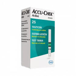 Accu-Chek Active Glucose vércukormérő csík 25x (608491)