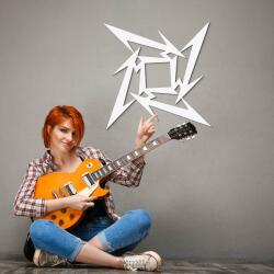 DUBLEZ Fa szimbólum - Metallica Ninja Star, Fehér