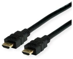 Valueline 11.99. 5696-10 value kábel hdmi 2.0 - hdmi 4k@60hz high speed + ethernet, a-a, m/m, erősített dugós, 10m, fekete (11.99.5696-10)