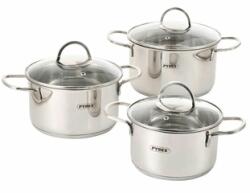 Bergner Pyrex PY-6150 6 részes edényszett (PY-6150)