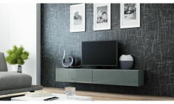 Cama MEBLE Comoda TV Cama Meble, Vigo 180, 30/180/40 cm, Gri (RTV VIGO180 s/s)