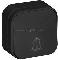 Anco 7204B IP20 falon kívüli fekete nyomó kapcsoló csengő jellel (ANCO_7204B) (ANCO_7204B)