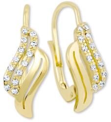 Soliter Brilio Arany fülbevaló cirkónium kövekkel 45 cm 271 115 00235 - vivantis - 129 630 Ft