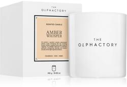 The Olphactory White Insignia Amber Whisper lumânare parfumată 310 g