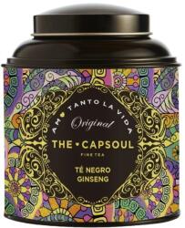 The Capsoul Fekete tea The Cap Soul, Ginseng, infúziós típusú, gyógynövényes, vitalizáló, stimuláló, 100%-ban természetes összetevők, 100 g (167269)