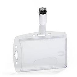 DURABLE ENCLOSED csipesszel 1 kártyához biztonságikártya tartó (DURABLE_895619) (DURABLE_895619)
