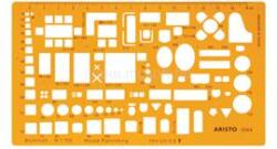 Aristo 1: 100 építész bútorsablon (GEO5064) (GEO5064)