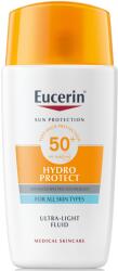 Eucerin Hydro Protect Fluid fényvédő arcra, Ultra könnyű, SPF 50+ védőfaktor, 50 ml