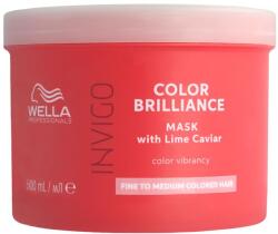 Wella Wella Professionals Invigo Color Brilliance Színfokozó Maszk vékonyszálú és normál hajra, 500 ml