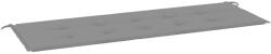 vidaXL szürke oxford szövet kerti padpárna 150x50x4 cm 43195 (43195)