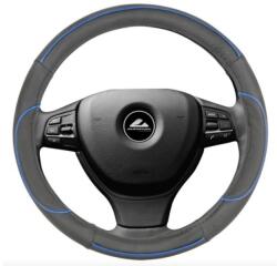 AUTOMAX Kormányvédõ 37-39 cm fekete kék csíkkal műbõr (9508) - aruhaz