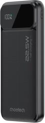 Choetech Powerbank 10000mAh 22, 5W PD USB-A / USB-C, Choetech, fekete, kompakt