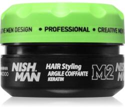 Nish Man M2 formázó viasz rövid hajra keratinnal 100 ml