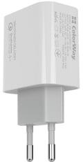 ColorWay USB töltő adapter, Power Delivery Port PPS USB Type-C (30W) fehér (CW-CHS038PD-WT) (CW-CHS038PD-WT) - aqua